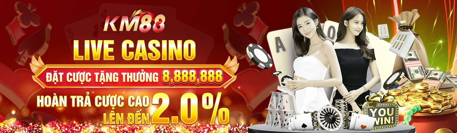 banner km88 thưởng 8888k hoàn trả 0.2%